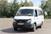 Газель, соболь 1998– Frontbåge WT003 Black (rostfritt stål) foto 6