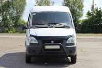 Газель, соболь 1998– Frontbåge WT003 Black (rostfritt stål) foto 7