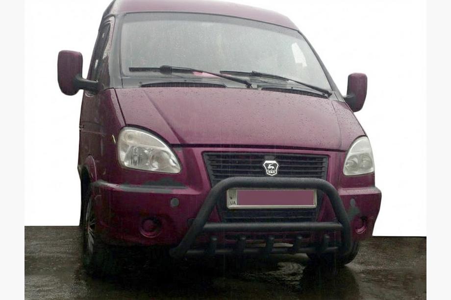 Газель, соболь 1998– Frontbåge WT003 Black (rostfritt stål) Image