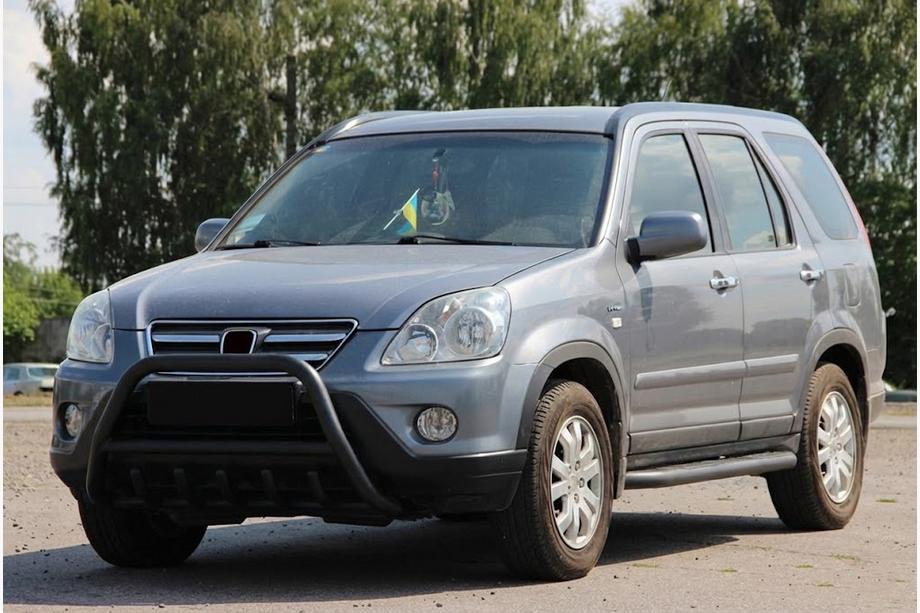 Honda CRV 2001–2006 Frontbåge WT003 Black (rostfritt stål) Image