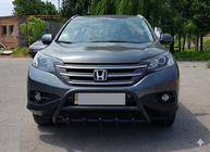 Honda CRV 2012–2016 Frontbåge WT003 Black (rostfritt stål) foto 1