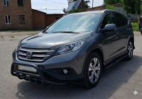 Honda CRV 2012–2016 Frontbåge WT003 Black (rostfritt stål) foto 4