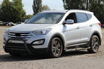 Hyundai Santa Fe 3 2012–2018 Frontbåge WT003 Black (rostfritt stål) foto 1