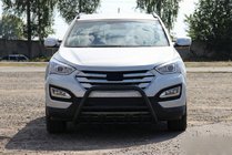 Hyundai Santa Fe 3 2012–2018 Frontbåge WT003 Black (rostfritt stål) foto 3