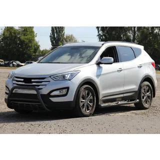 Frontbåge WT003 Black (rostfritt stål) Hyundai Santa Fe 3 2012–2018 foto 1
