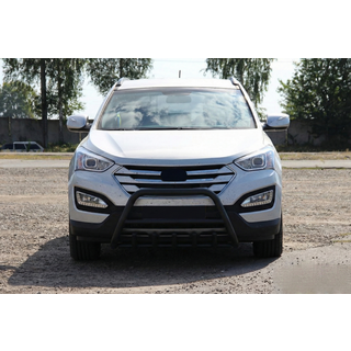 Frontbåge WT003 Black (rostfritt stål) Hyundai Santa Fe 3 2012–2018 foto 3