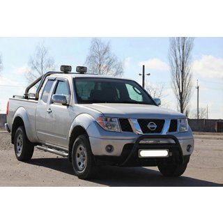 Frontbåge WT003 Black (rostfritt) Nissan Navara 2006–2015 foto 1