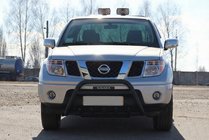 Nissan Pathfinder R51 2005–2014 Frontbåge WT003 Black (rostfritt) foto 5