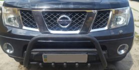 Nissan Pathfinder R51 2005–2014 Frontbåge WT003 Black (rostfritt) foto 3