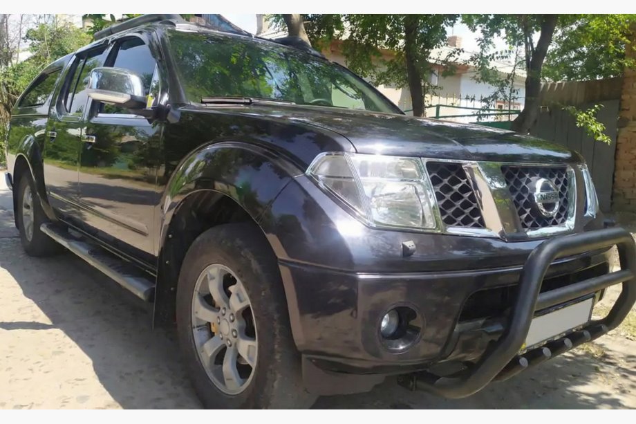 Nissan Pathfinder R51 2005–2014 Frontbåge WT003 Black (rostfritt) Image