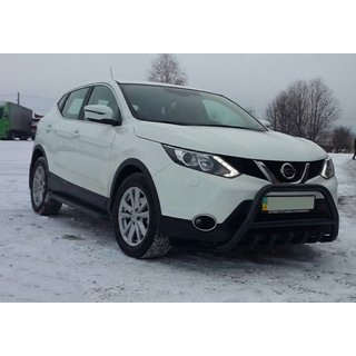 Frontbåge WT003 Black (rostfritt) Nissan Qashqai 2014–2021 foto 1