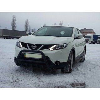Frontbåge WT003 Black (rostfritt) Nissan Qashqai 2014–2021 foto 4