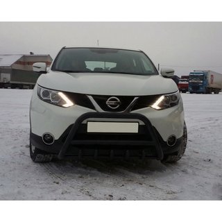 Frontbåge WT003 Black (rostfritt) Nissan Qashqai 2014–2021 foto 3