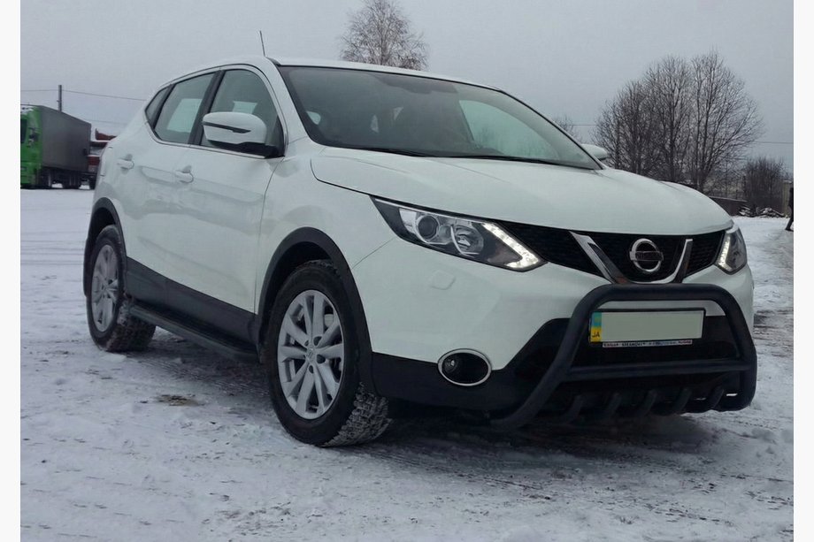 Nissan Qashqai 2014–2021 Frontbåge WT003 Black (rostfritt) Image