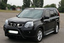 Nissan X-trail T31 2007–2014 Frontbåge WT003 Black (rostfritt stål) foto 1