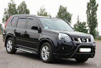 Nissan X-trail T31 2007–2014 Frontbåge WT003 Black (rostfritt stål) foto 6
