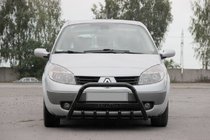 Renault Scenic/Grand 2003–2009 Frontbåge WT004 Black (rostfritt stål) foto 1