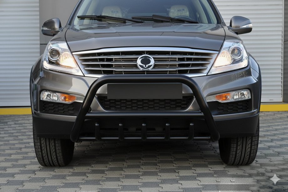 SsangYong Rexton I 2001–2017 Frontbåge WT003 Black (rostfritt) Image