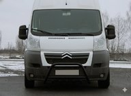 Fiat Ducato 2006–2025 Frontbåge WT003 Black (rostfritt stål) foto 4
