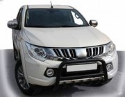 Mitsubishi L200 2015–2024 Frontbåge WT003 Black (rostfritt) foto 3