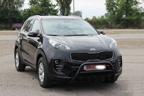 Kia Sportage 2015–2021 Frontbåge WT003 Black (rostfritt) foto 3