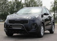 Kia Sportage 2015–2021 Frontbåge WT003 Black (rostfritt) foto 1