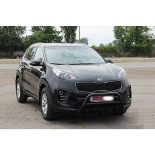 Frontbåge WT003 Black (rostfritt) Kia Sportage 2015–2021 foto 3