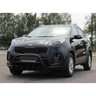Frontbåge WT003 Black (rostfritt) Kia Sportage 2015–2021 foto 1