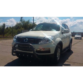 Frontbåge WT004 Black (rostfritt stål) SsangYong Rexton I 2001–2017 foto 2
