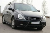 Kia Carnival 2002–2013 Frontbåge WT004 Black (rostfritt stål) foto 2