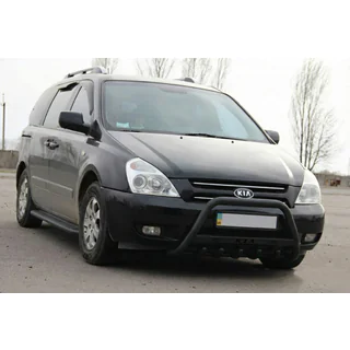 Frontbåge WT004 Black (rostfritt stål) Kia Carnival 2002–2013 foto 2