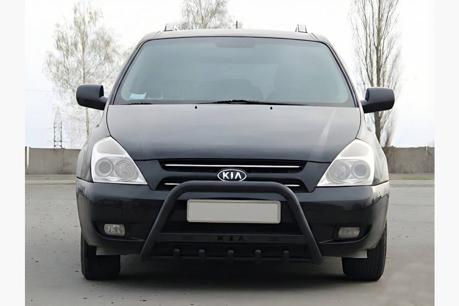 Kia Carnival 2002–2013 Frontbåge WT004 Black (rostfritt stål) Image