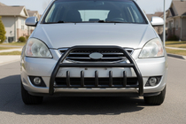 Kia Carens 1999–2012 Frontbåge WT003 Black (rostfritt) foto 1