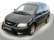 Chrysler Voyager 2001–2007 Frontbåge WT003 Black (rostfritt stål) foto 1