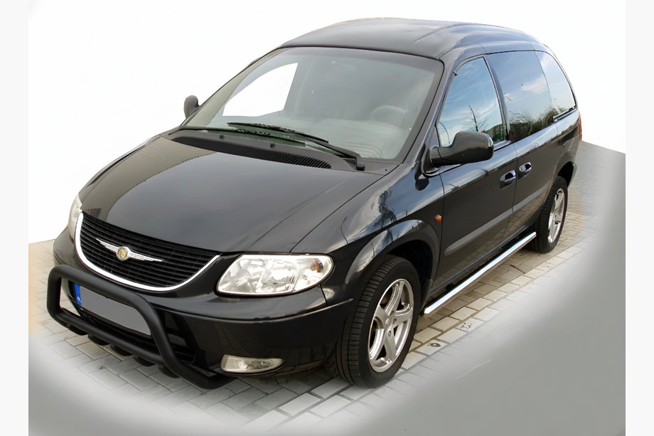 Chrysler Voyager 2001–2007 Frontbåge WT003 Black (rostfritt stål) Image