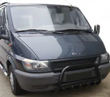 Ford Transit 2000–2014 Kängurubåge WT003 Black (2000-2006, rostfritt stål) foto 1