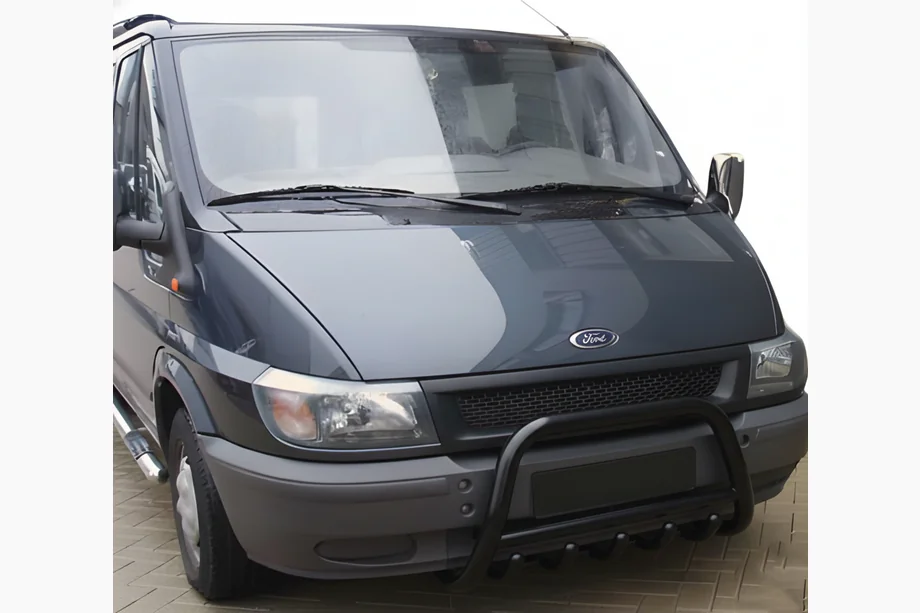 Ford Transit 2000–2014 Kängurubåge WT003 Black (2000-2006, rostfritt stål) Image