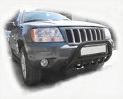 Jeep Grand Cherokee WK 2004–2010 Frontbåge WT003 Black foto 1