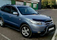 Hyundai Santa Fe 2 2006–2012 Frontbåge WT004 Black (rostfritt stål) foto 1