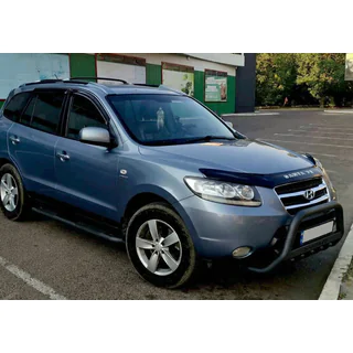 Frontbåge WT004 Black (rostfritt stål) Hyundai Santa Fe 2 2006–2012 foto 1