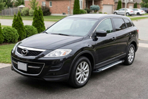 Mazda CX-9 2007–2016 Sidosteg Line (2 st, aluminium) foto 1