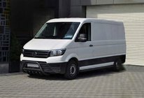Volkswagen Crafter 2016– Frontbåge WT003 Black (rostfritt) foto 3