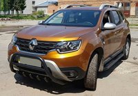 Renault Duster 2018–2024 Kängurubåge utan logo WT003 Black (rostfritt stål) foto 4