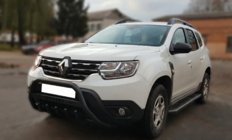 Renault Duster 2018–2024 Frontbåge med texten WT004 Black (rostfritt stål) foto 1