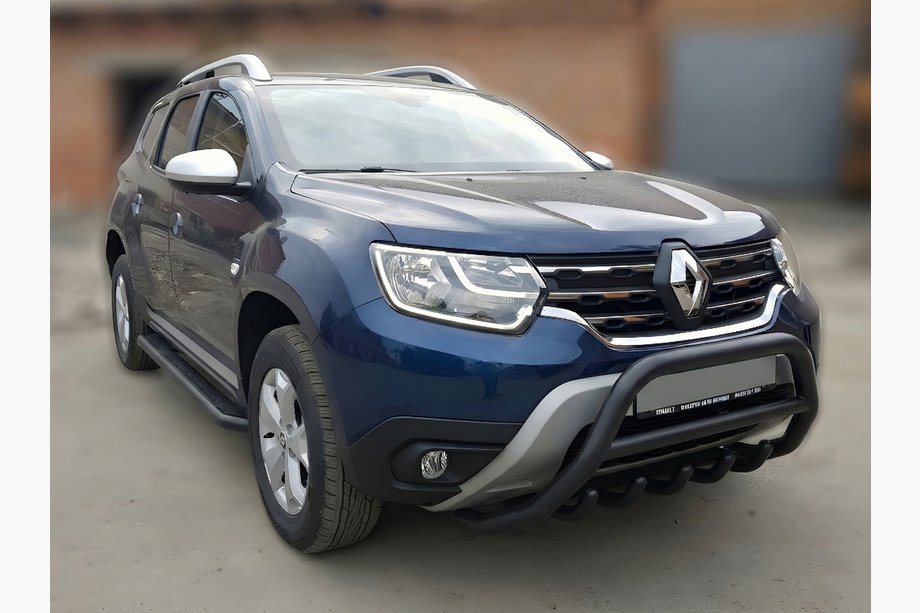 Dacia Duster 2018–2024 Kängurubåge utan logo WT003 Black (rostfritt stål) Image