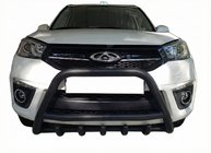Chery Tiggo 3 2005– Frontbåge WT003 Black (rostfritt) foto 1