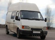 Ford Transit 1991–2000 Frontbåge WT003 Black (rostfritt) foto 4