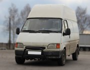 Ford Transit 1991–2000 Frontbåge WT003 Black (rostfritt) foto 1