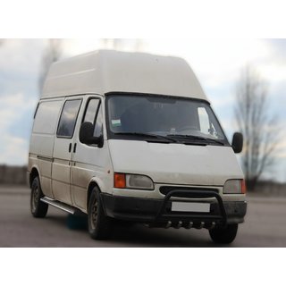 Frontbåge WT003 Black (rostfritt) Ford Transit 1991–2000 foto 4