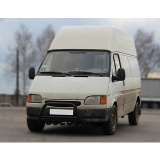 Frontbåge WT003 Black (rostfritt) Ford Transit 1991–2000 foto 1